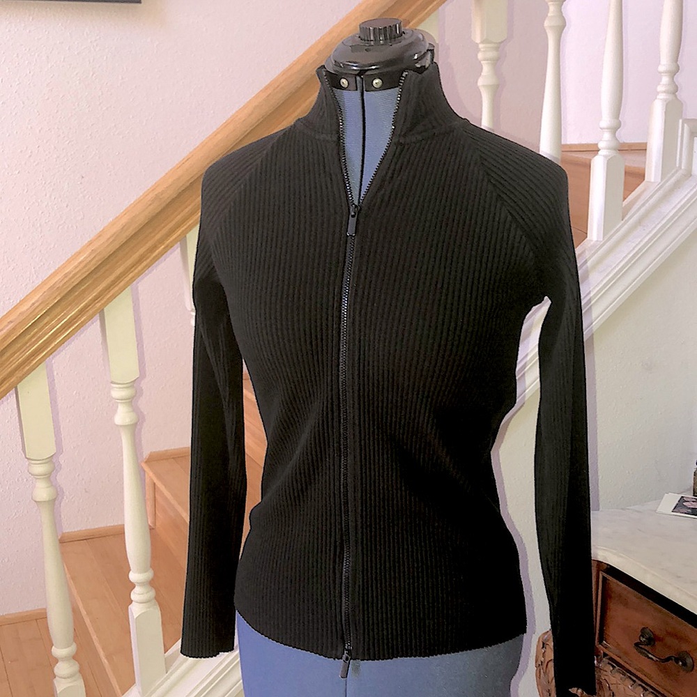 H&M Size S Black Zip-up Track Jacket
